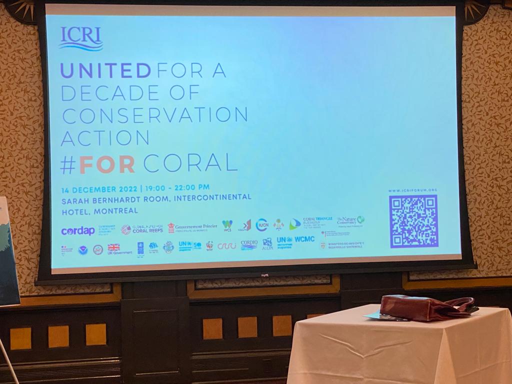 United for a Decade of Conservation Action #ForCoral